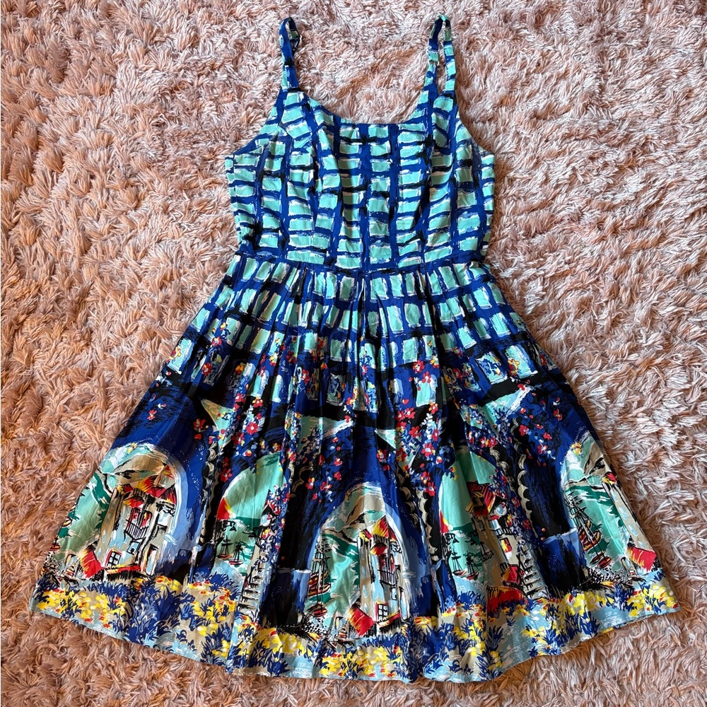 Retrospec’d ModCloth Capri Fifi Cotton Dress US 10/AU 14